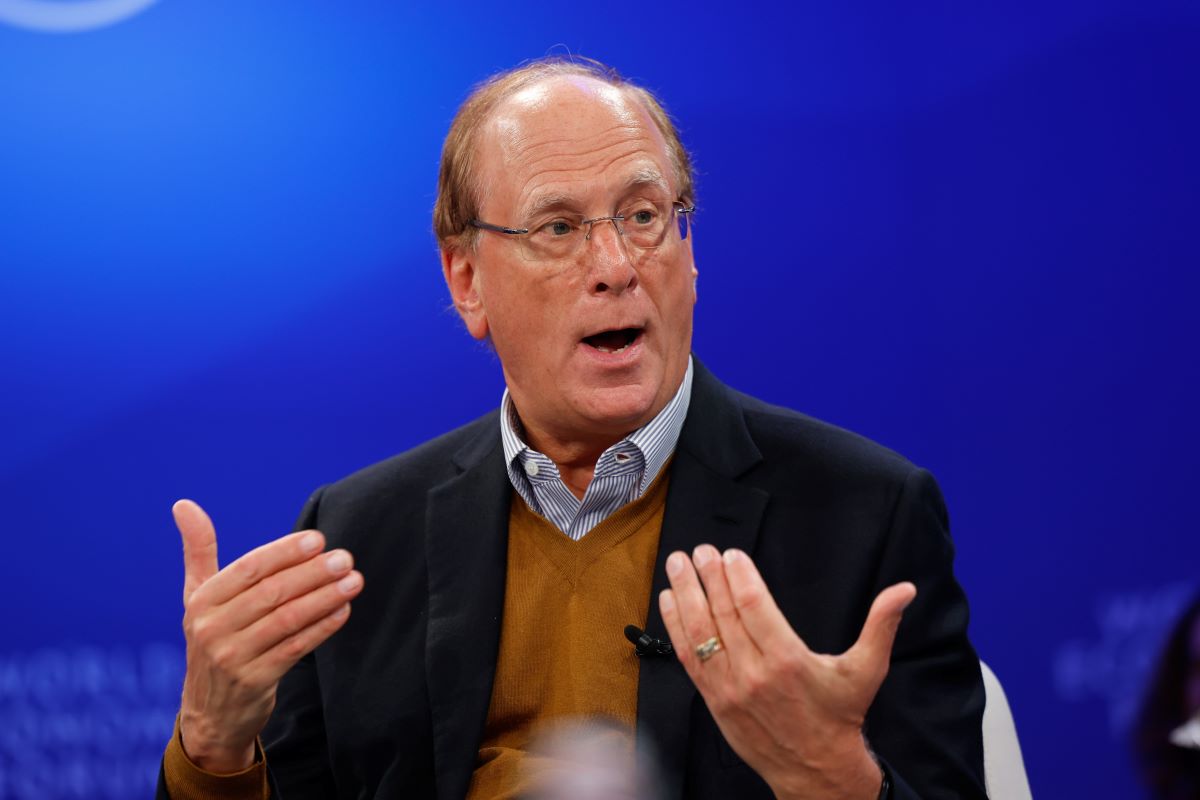 Larry Fink, chairman and CEO of investment firm BlackRock. Photo: Bloomberg