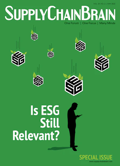 Supply Chain Brain Magazine SupplyChainBrain 2025 ESG Guide: Is ESG Still Relevant?