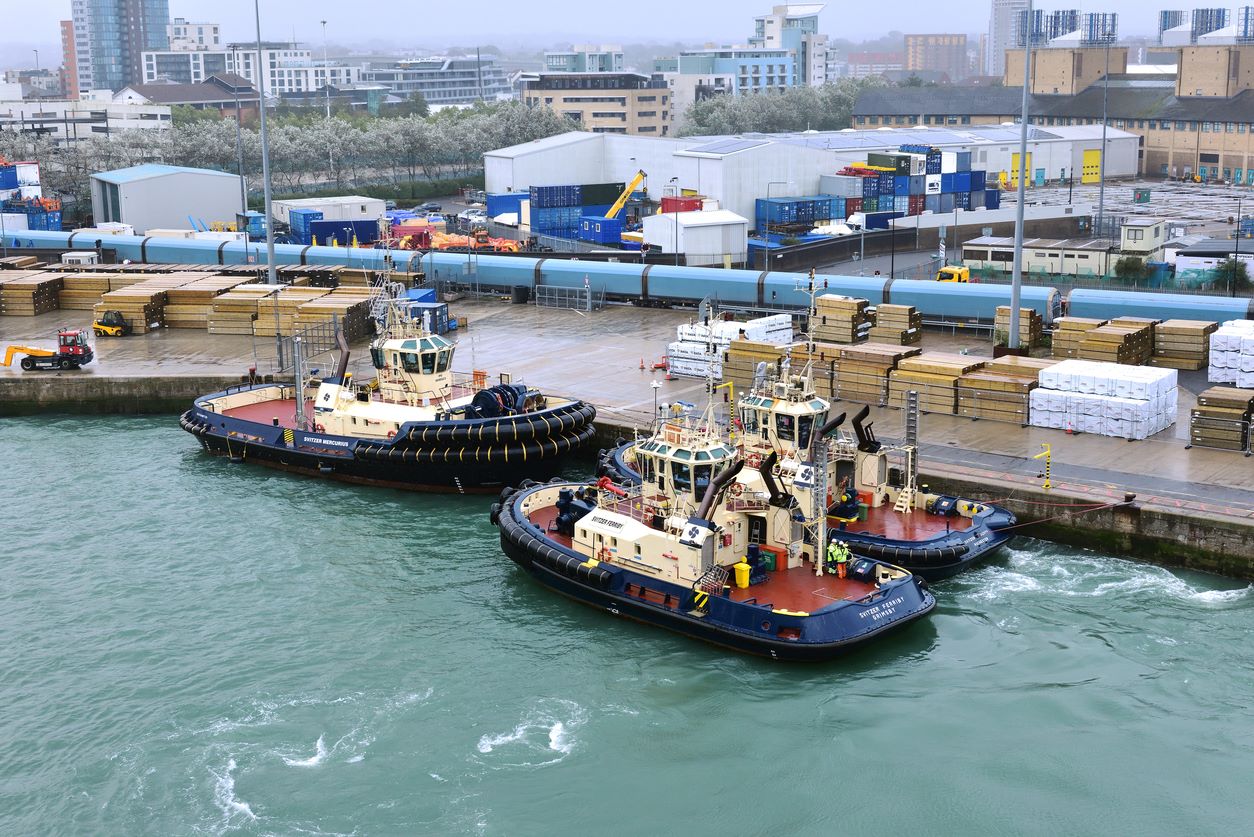 Svitzer tug boats alongside at the Port of Southampton. Photo: iStock/DrewRawcliffe