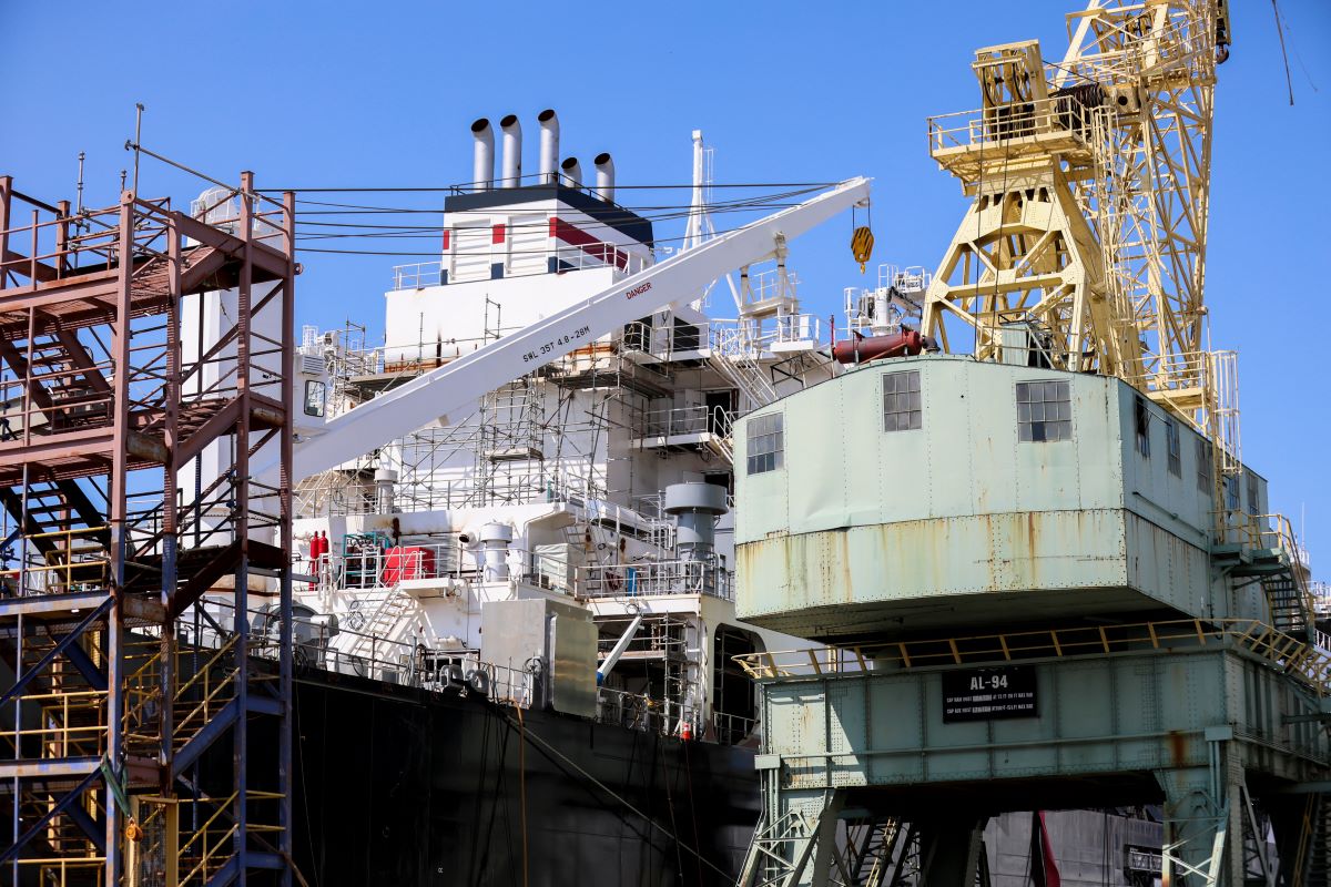 The Philly Shipyard in Philadelphia, Pennsylvania. Photographer: Heather Khalifa/Bloomberg