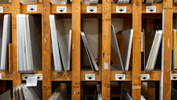 Cut aluminum signs at a manufacturing facility in Langford, British Columbia. Photographer: James MacDonald/Bloomberg
