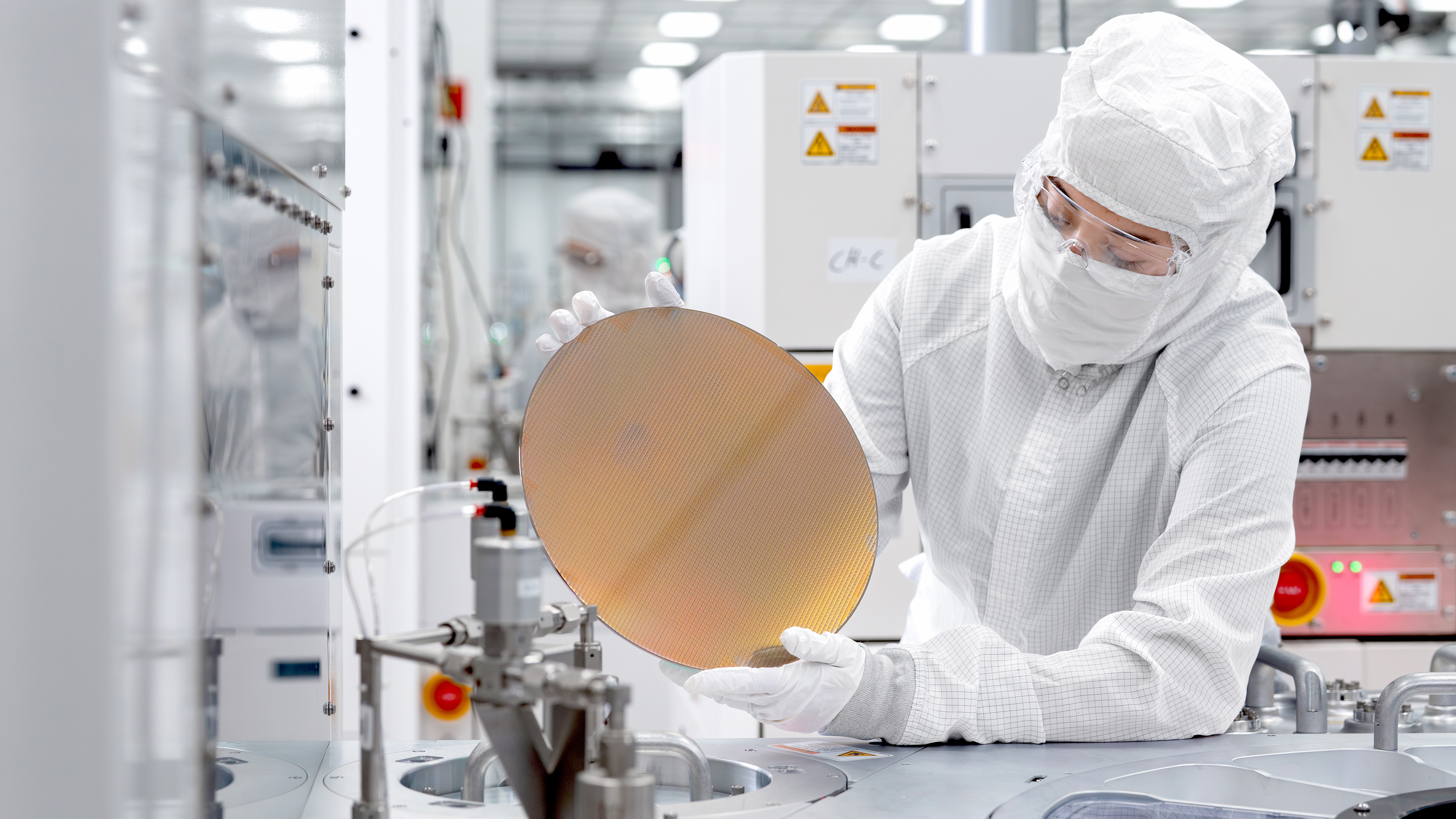 Inside a facility at Sherman, Tx. Photo: Texas Instruments