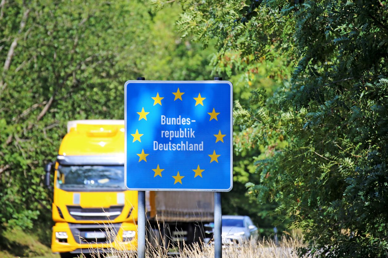 A truck on the German-French border between Lorraine and the Palatinate. Photo: iStock/U. J. Alexander.