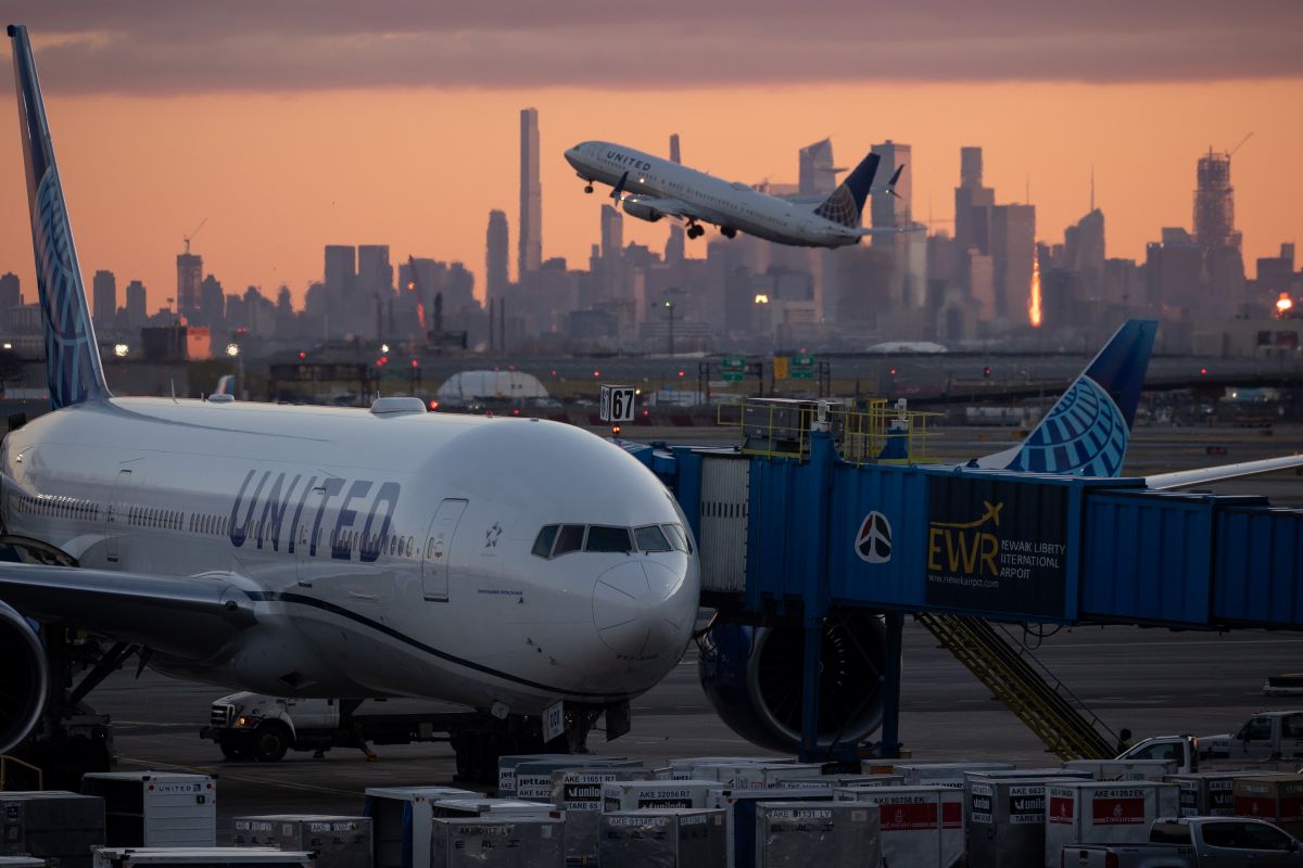 Newark Liberty International Airport in Newark, New Jersey. Photographer: Yuki Iwamura/Bloomberg