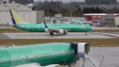 Boeing Co. 737 Max planes at the company's manufacturing facility in Renton, Washington. Photographer: David Ryder/Bloomberg