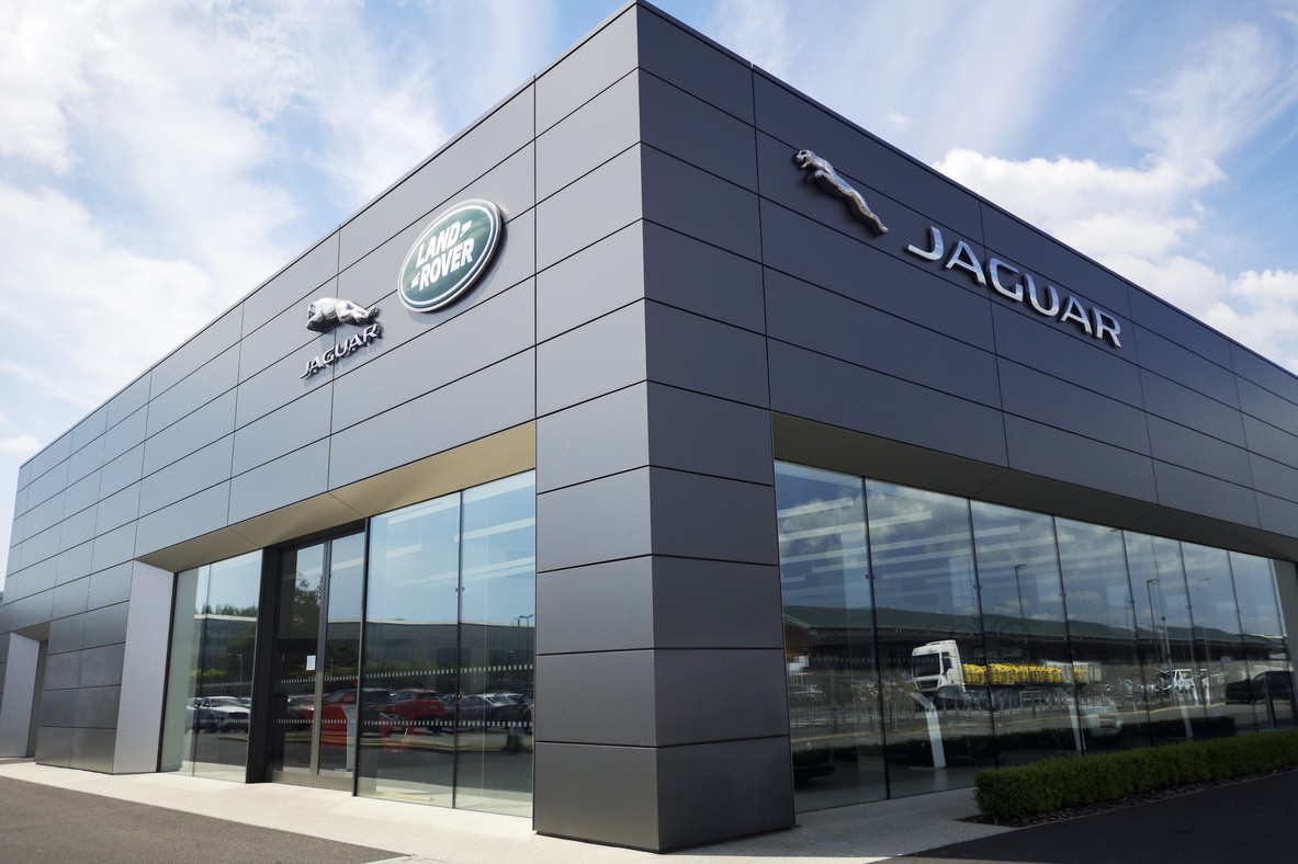 A Jaguar Land Rover dealership in the U.K. Photo: iStock/jax10289