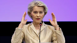 European Commission President Ursula von der Leyen. Photographer: Simon Wohlfahrt/Bloomberg
