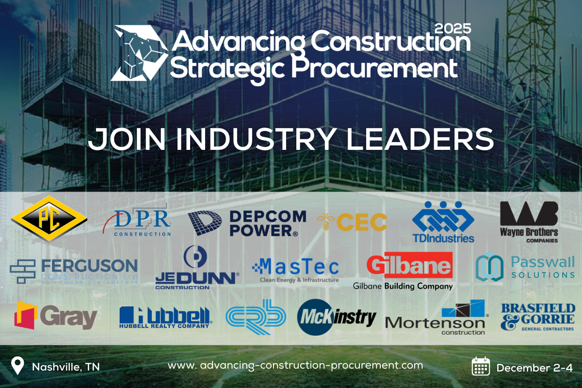 Advancing Construction Strategic Procurement