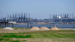 Liquefied natural gas (LNG) export terminal in Cameron, Louisiana. Photographer: Callaghan O'Hare/Bloomberg