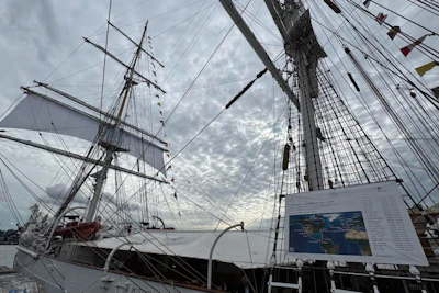 The Statsraad Lehmkuhl docked in Seattle, Washington. Photo: SCB File Photo