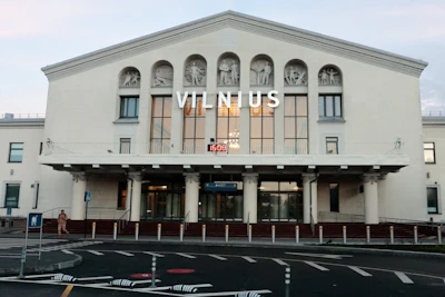 Vilnius Airport. Photographer: Petras Malukas/AFP/Getty Images via Bloomberg.