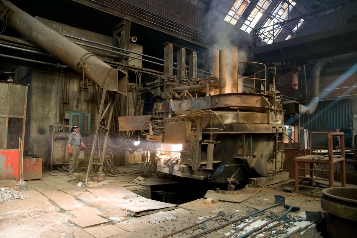 An electric-arc furnace. Photo: iStock/Gizmo