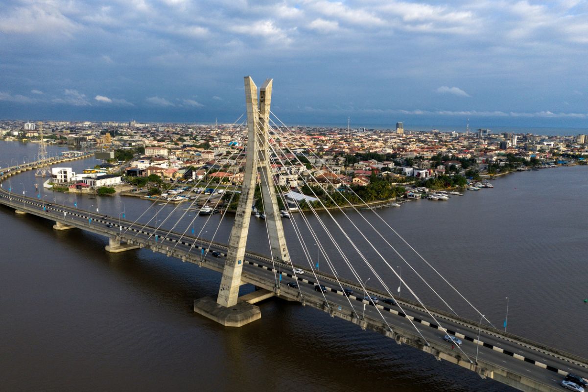 The Lekki-Ikoyi Link Bridge in Lagos, Nigeria. Photo: iStock/Bolaji Alonge