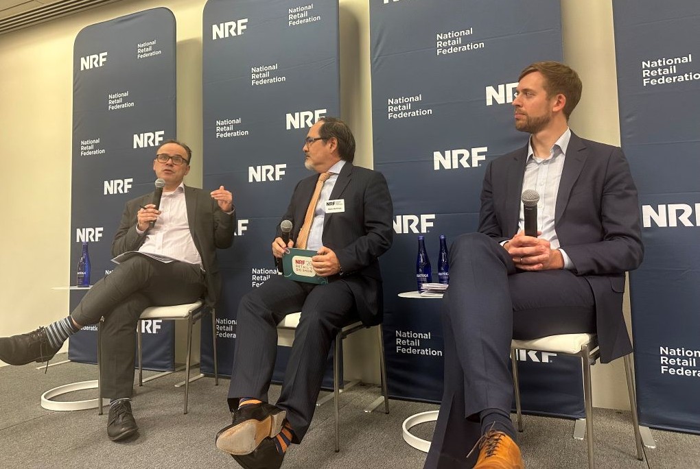 From left to right: Economists David Tinsley, Mark Mathews and Michael Pearce. Photo: Helen Atkinson