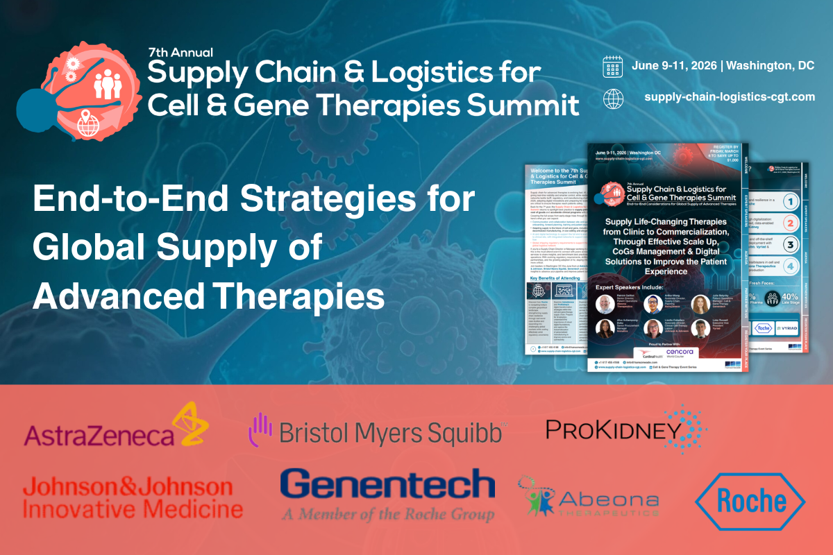 7th Annual Supply Chain & Logistics For Cell & Gene Therapies Summit Banner (230 X 90 Px) (1200 X 800 Px)