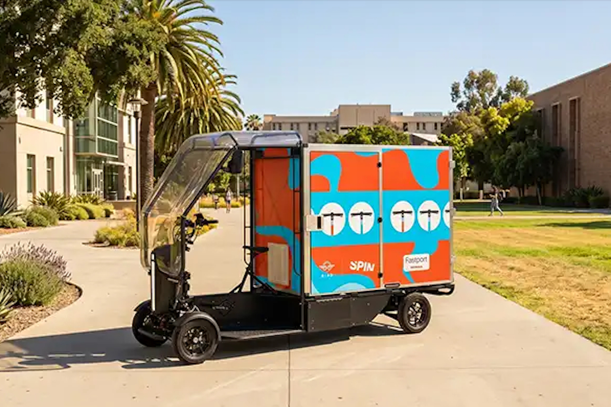 Honda's all-electric eQuad delivery vehicle. Photo: Honda