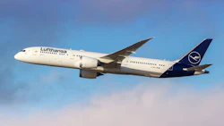 A Lufthansa Boeing 787-9 Dreamliner airplane at Munich Airport in Germany. Photo: iStock/Boarding1Now