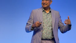 Atul Dighe, VP Analyst at Gartner, urging CSCOs to become 'chief future officers' at Gartner's Supply Chain Symposium/XPO. Photo: Justin Lavelle, Gartner