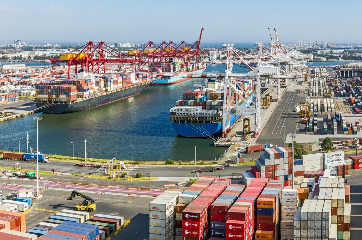 DP World's Swanson Dock at the Port of Melbourne. Photo: iStock/BeyondImages