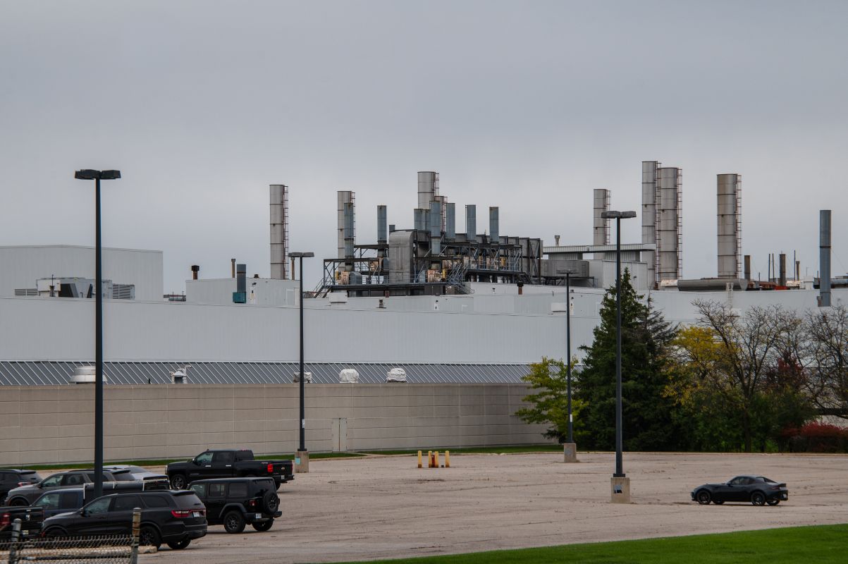 The Stellantis Brampton Assembly Plant in Brampton, Ontario, Canada. Photographer: Laura Proctor/Bloomberg