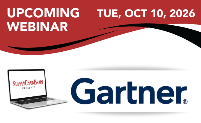 Upcoming Webinar Gartner Supply Chain Brain Webinar Ep4 Of 4 Tue Oct 10 2026 11a Et
