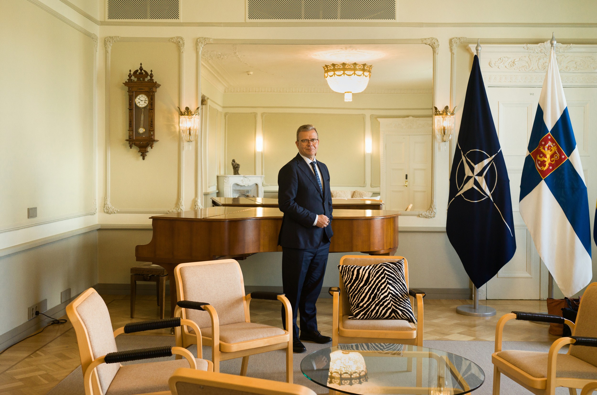 Finland’s Prime Minister Petteri Orpo in Helsinki on Sept. 4. Photographer: Carl Bergman/Bloomberg