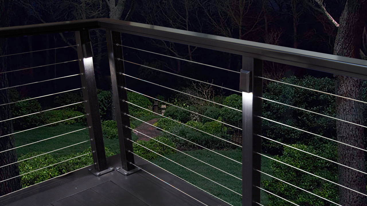 Innovative Outdoor Living: RailFX™ Under Rail LED Lighting | LBM Journal