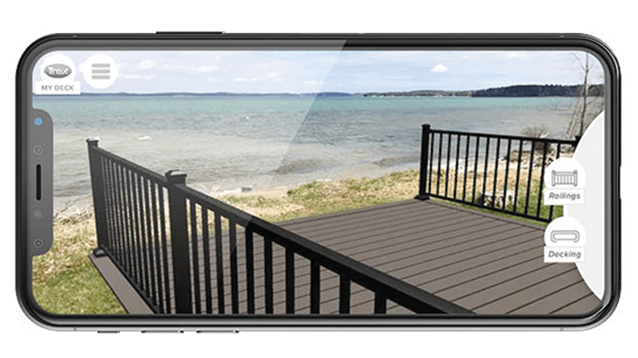 Trex Augmented Reality Decking and Railing Visualizer | LBM Journal