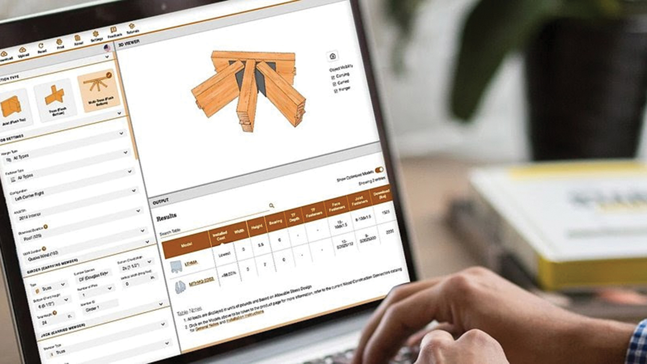 Simpson Strong-Tie Hanger Selector app | LBM Journal
