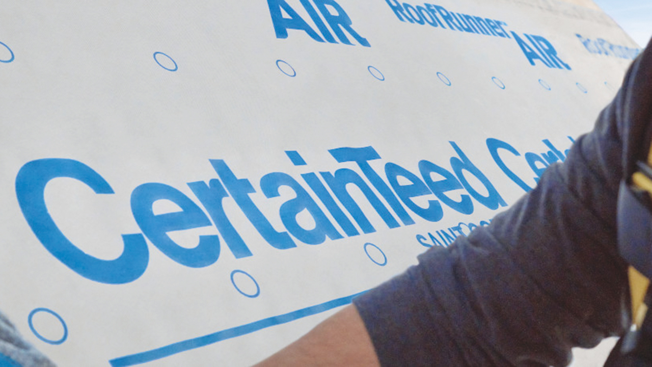 CertainTeed RoofRunner AIR breathable roof underlayment | LBM Journal