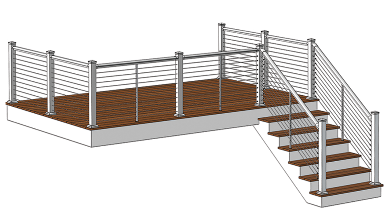 NOVA I Cable Railing System from Atlantis Rail Systems | LBM Journal