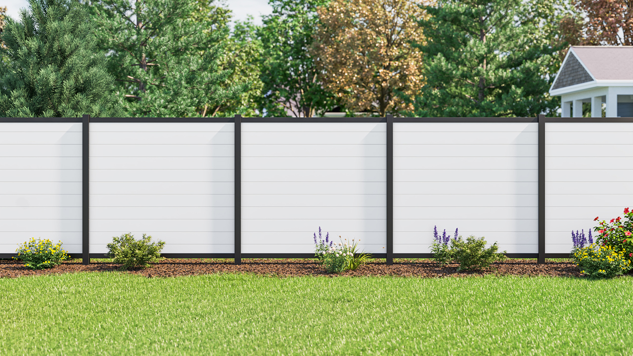 Catalyst™ Riverside Mixed Material Fence Panel: Urban Styling + Low ...