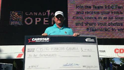 PGA golfer Brad Fritsch has partnered with CARSTAR to raise funds for CF. CARSTAR will donate $1,000 for every birdie Fritsch makes throughout the tournament.
