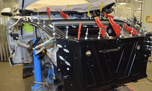 Aluminum-bodied vehicles push need for bonded riveting techniques