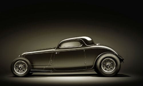 'Dry Lakes,' a 1933 Ford three window coupe that started life as a 60's hotrod, will be one of the competition entries at the 2015 SEMA Battle of the Builders.