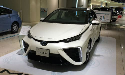 Toyota plans to start selling the fuel-cell equipped Mirai in California starting in October 2015.