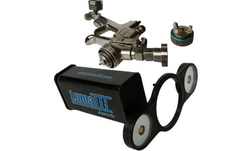 The Aurora by Luma III is an LED attachment for spray guns.