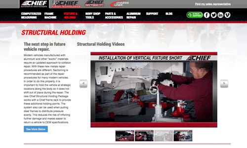 Chief launches Structural Holding Package video series