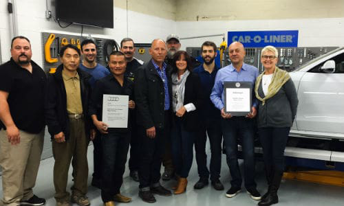 The team at Coache Collision in North Vancouver.
