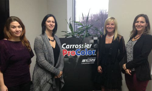 From left: Marie-Claude Boudreault, Melissa Murphy, Jos&eacute;e B&eacute;langer and Mary Jayn De Villers.