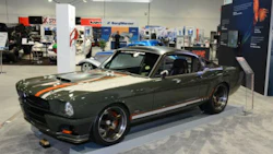 The Ringbrothers 1965 carbon fibre Ford Mustang painted with Glasurit 90 Line Spy Green won the Goodguys’ Gold Award, was named a top Ford by Motor Trend and a top 10 finalist in Battle of the Builders.