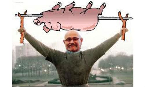 Sam's Annual Pig Roast and Toy Drive.