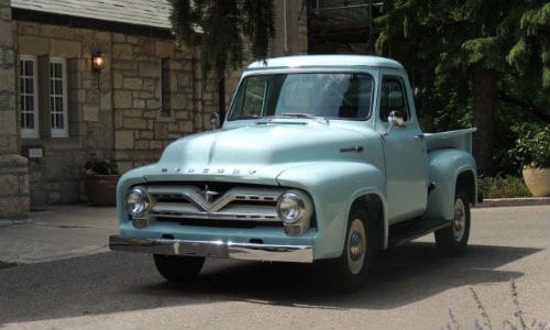 This 1955 Mercury adorns the October page of the 2016 BASF calendar. The truck was restored by students at Saskatchewan Polytechnic.