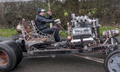 The steampunk-inspired 'Automatron' takes retro custom cars to a whole new level.