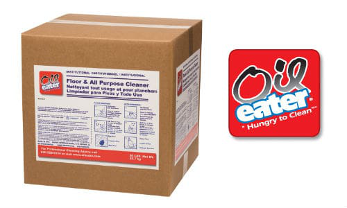 The new bulk case of Oil Eater weighs in at 38-lbs.