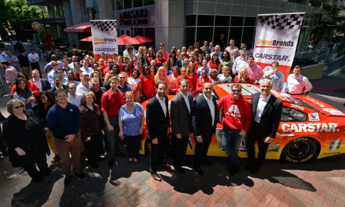 Unveiling the new No.88. The official ceremony took place in Charlotte, North Carolina on April 14.