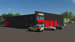 CARSTAR Woodstock will move into its new building, depicted above, this summer.
