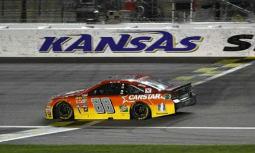 Dale Earnhardt Jr. takes his No. 88 Axalta/CARSTAR Chevrolet SS around the track at Kansas City. It was the first official NASCAR event for the newly-branded car. Check out the gallery below for more photos from the event!