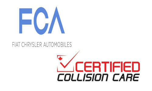 FCA Canada and Certified Collision Care logos