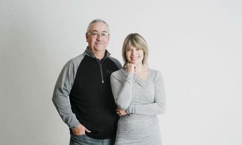 Tom Bissonnette and Chelsea Stebner of Parr Auto Body.